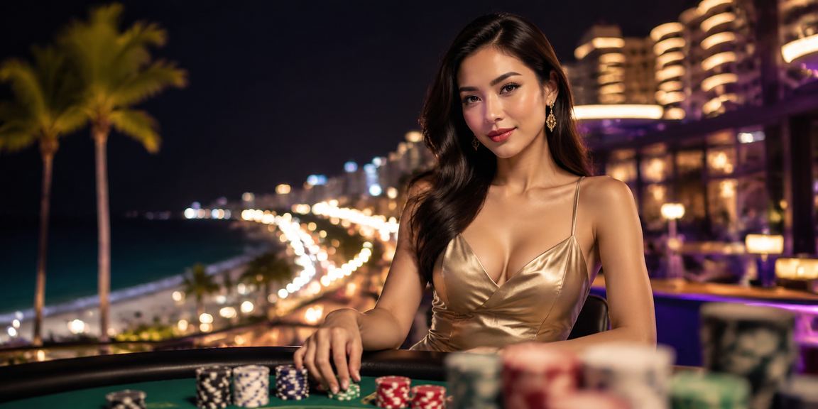Người chơi bài tại bãi biển Mũi Né trong không khí nghỉ dưỡng thư giãn cuối tuần
